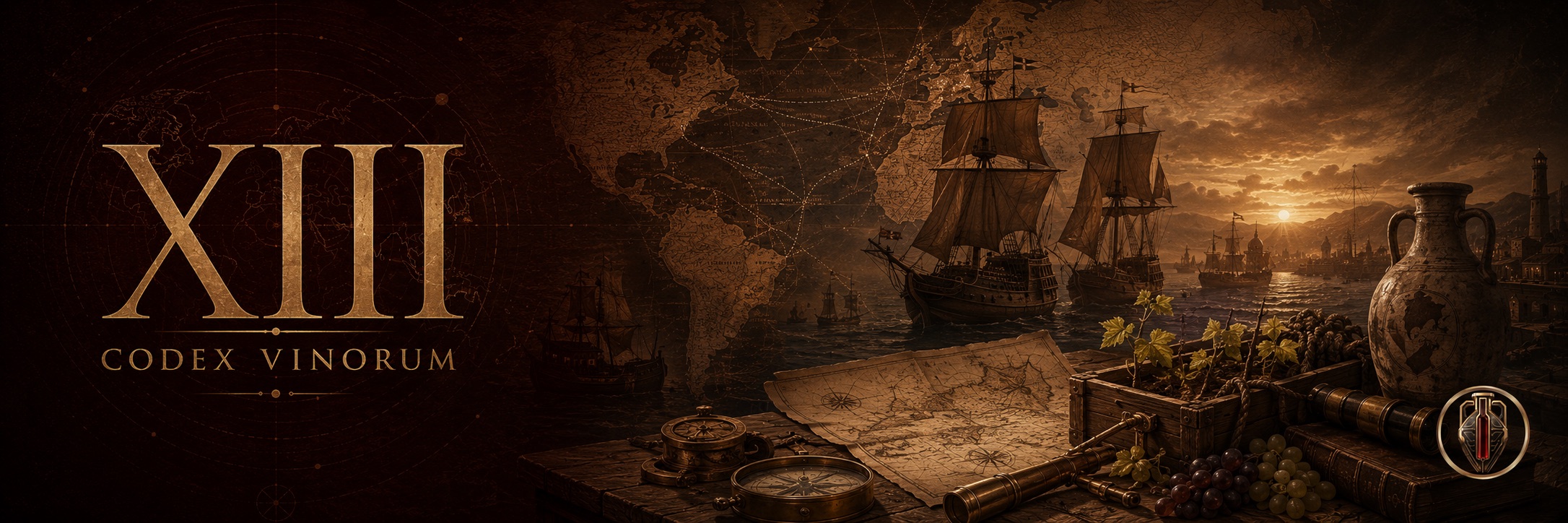 La vigne traverse les océans — routes maritimes de l'ère de la voile